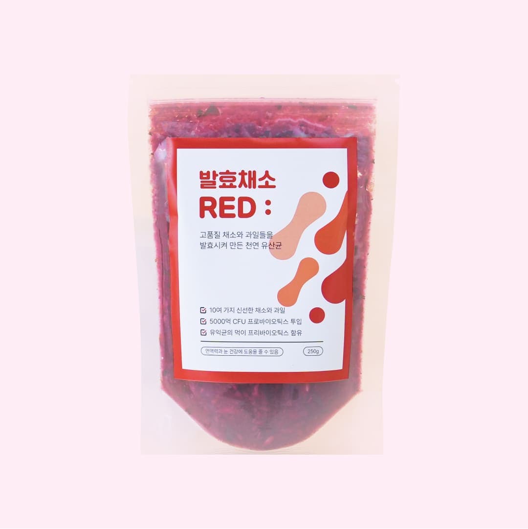 [공용] 포옹 천연 유산균 발효채소 레드 250g (면역력/눈건강)