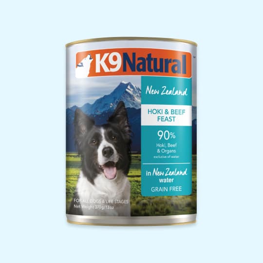 강아지 사료 K9 주식캔 호키 비프 370g, 27% 적립 혜택 제공