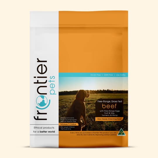 강아지 동결건조 사료 프론티어 동결건조 비프 2.8kg, 28% 적립 혜택 제공