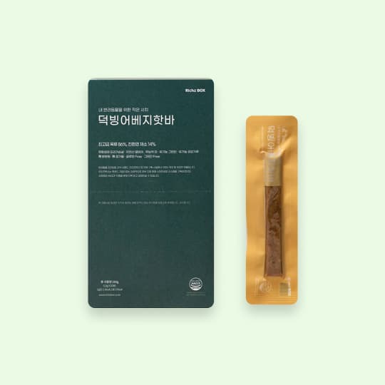 강아지 고양이 간식 리치즈박스 덕빙어 베지핫바, 25% 적립 혜택 제공
