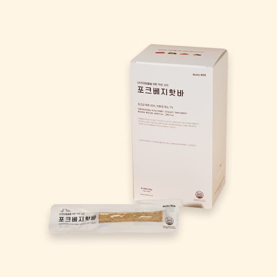 강아지 고양이 간식 리치즈박스 말랑말랑 포크 베지핫바, 25% 적립 혜택 제공