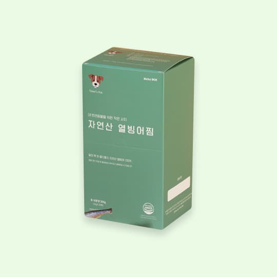 강아지 고양이 간식 리치즈박스 알이 꽉 차고 쫄깃쫄깃한 자연산 열빙어찜, 25% 적립 혜택 제공