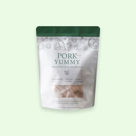 강아지 고양이 간식 리치즈박스 동결건조 포크 야미 45g, 25% 적립 혜택 제공