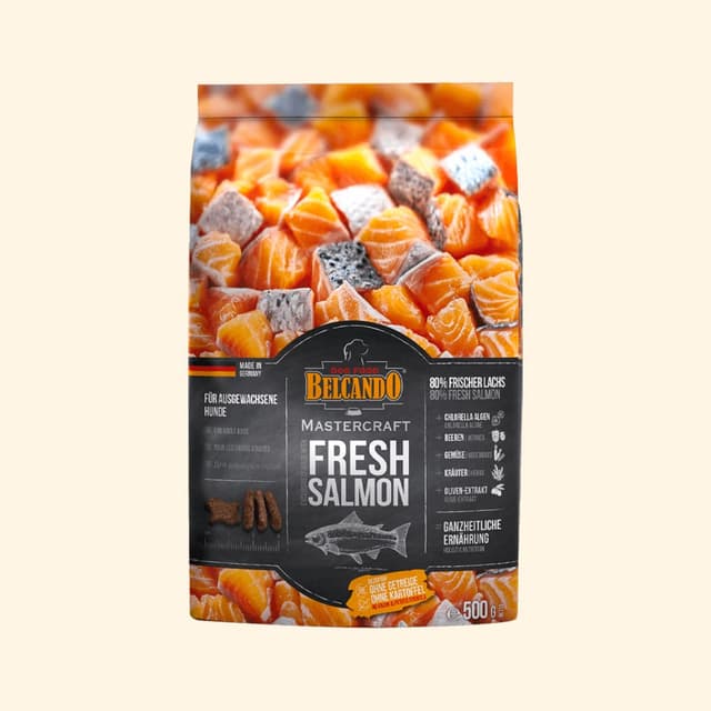 강아지 사료 벨칸도 마스터크래프트 키블 연어 500g, 32% 적립 혜택 제공