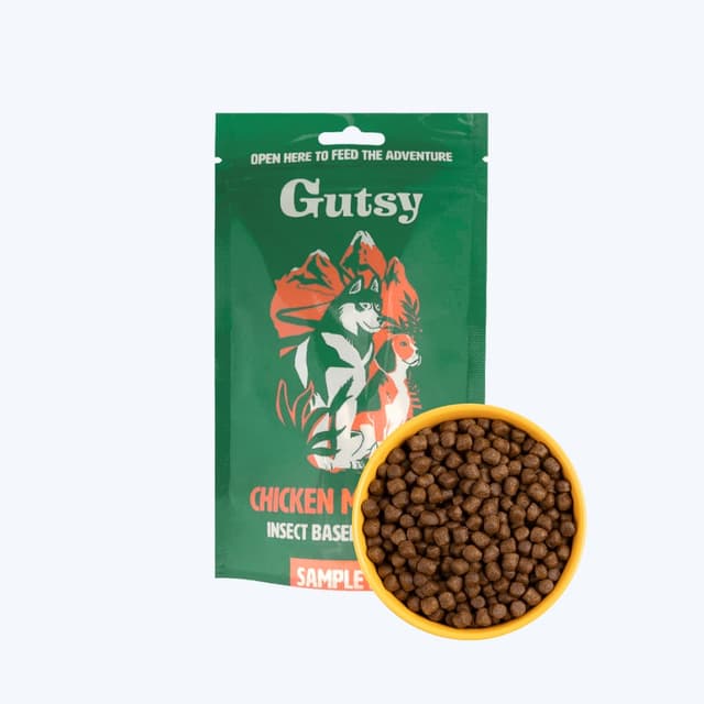 강아지 사료 굿씨 밀웜 치킨 먼치즈 어덜트 스몰바이트 키블 맛보기용 샘플 100g, 22% 적립 혜택 제공