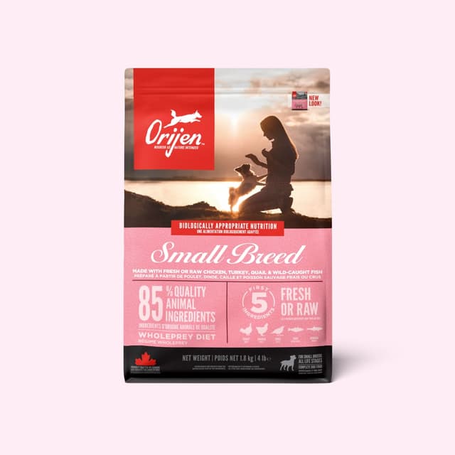 강아지 사료 오리젠 스몰브리드 1.8kg, 26% 적립 혜택 제공